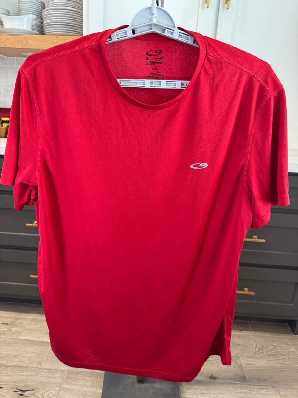Champion Men's Red Performance Crew Neck Tee - NWOT - Size 2XL